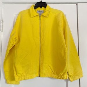 Yellow Zip up Jacket